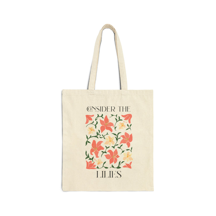 Consider the Lilies Tote Bag