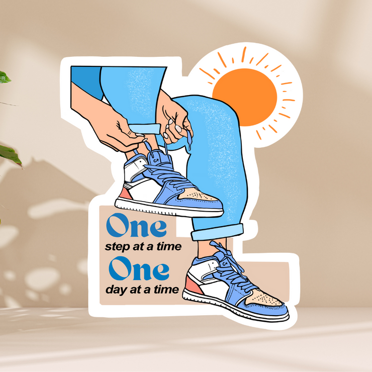 One Step at a Time Sticker Sheet